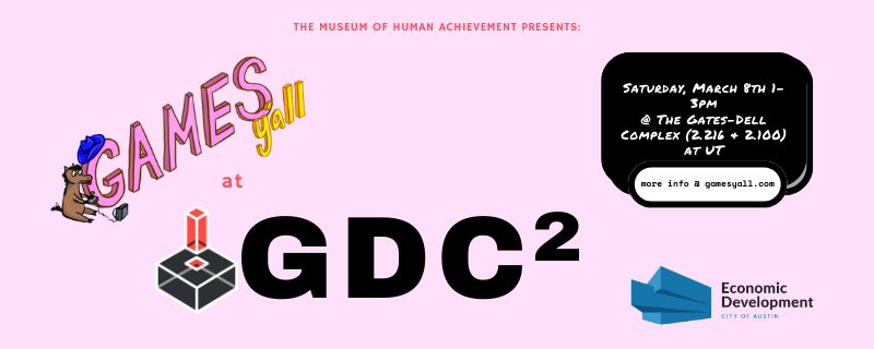 EGaDS in collaboration with Games Y'all presents, GDC squared